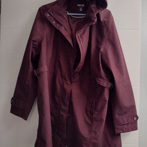 Kirkland Burgundy Rain Jacket